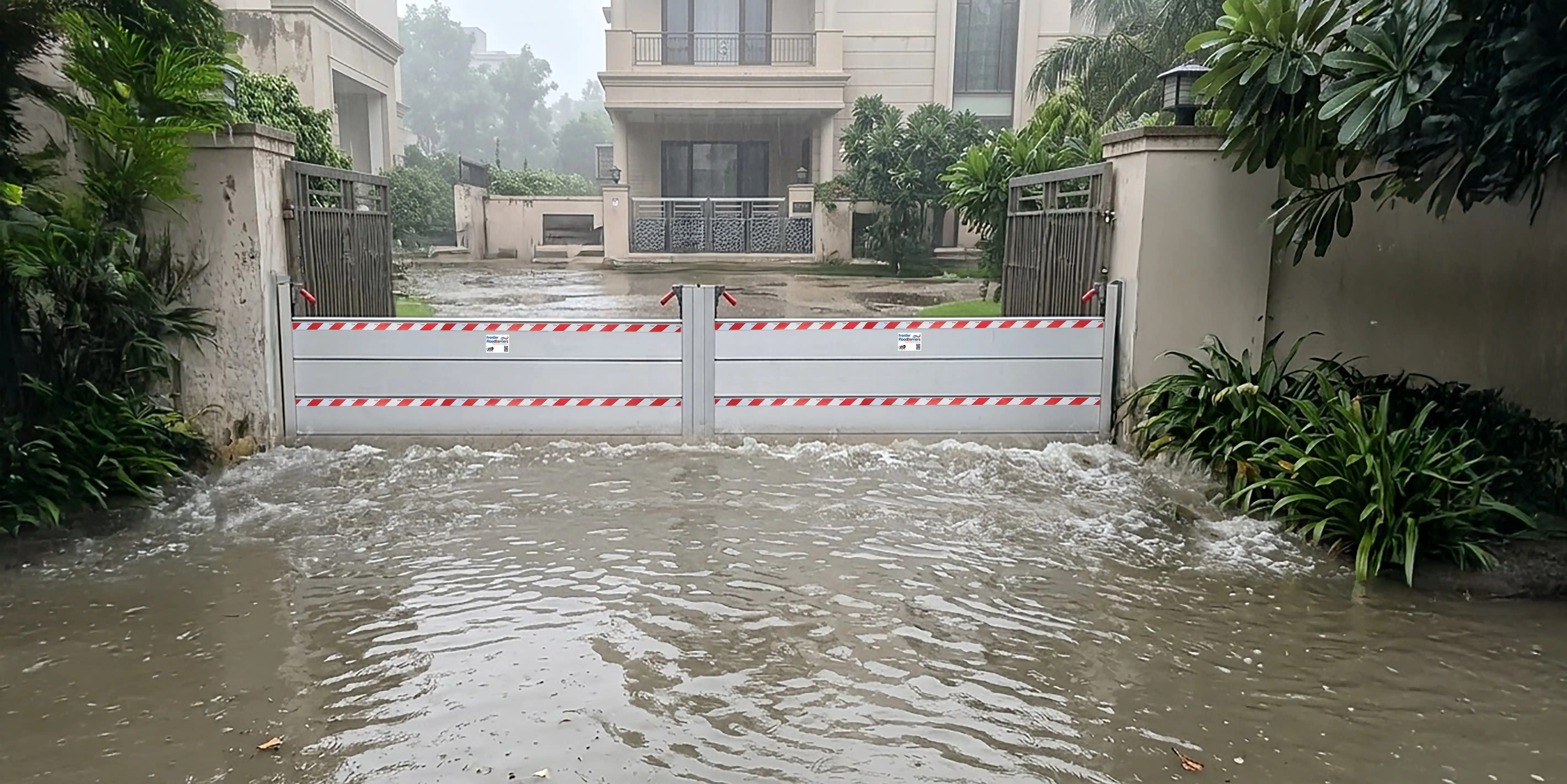 Aluminium Barrier Banner 1